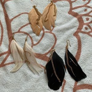 Feather Earings